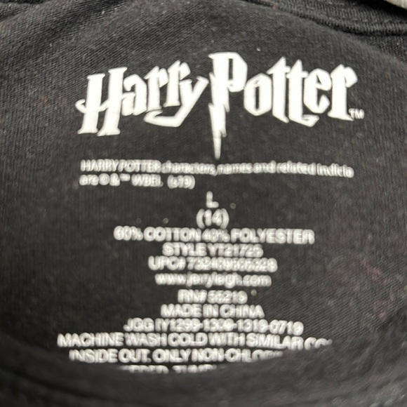 Harry Potter Glitter Graphics Long Sleeve Tee , L (14) - Picture 2 of 6